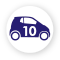 10 minutes drive